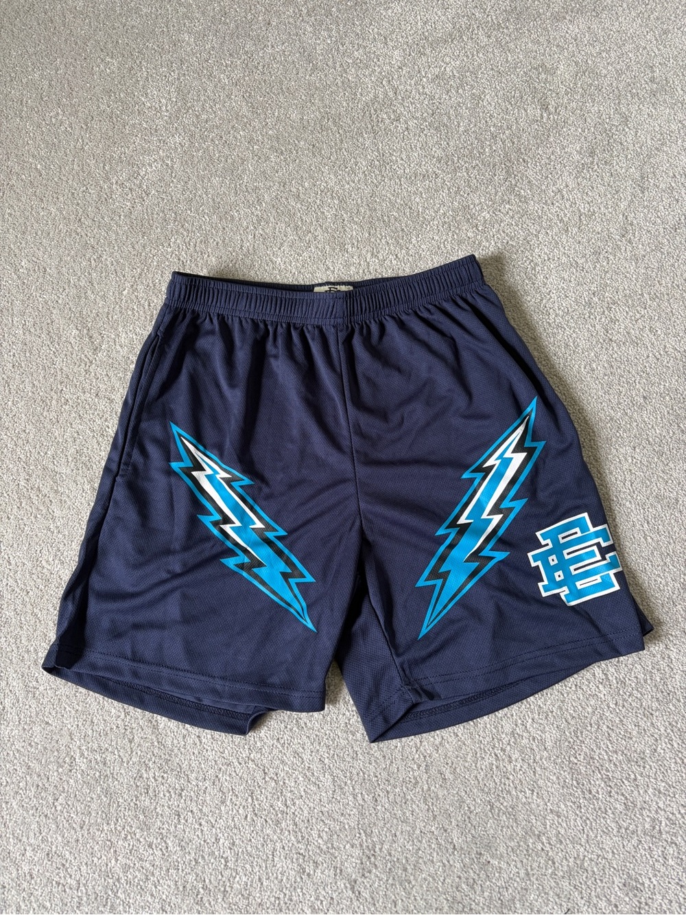 Eric Emanuel EE Lightning Bolt Mesh Shorts